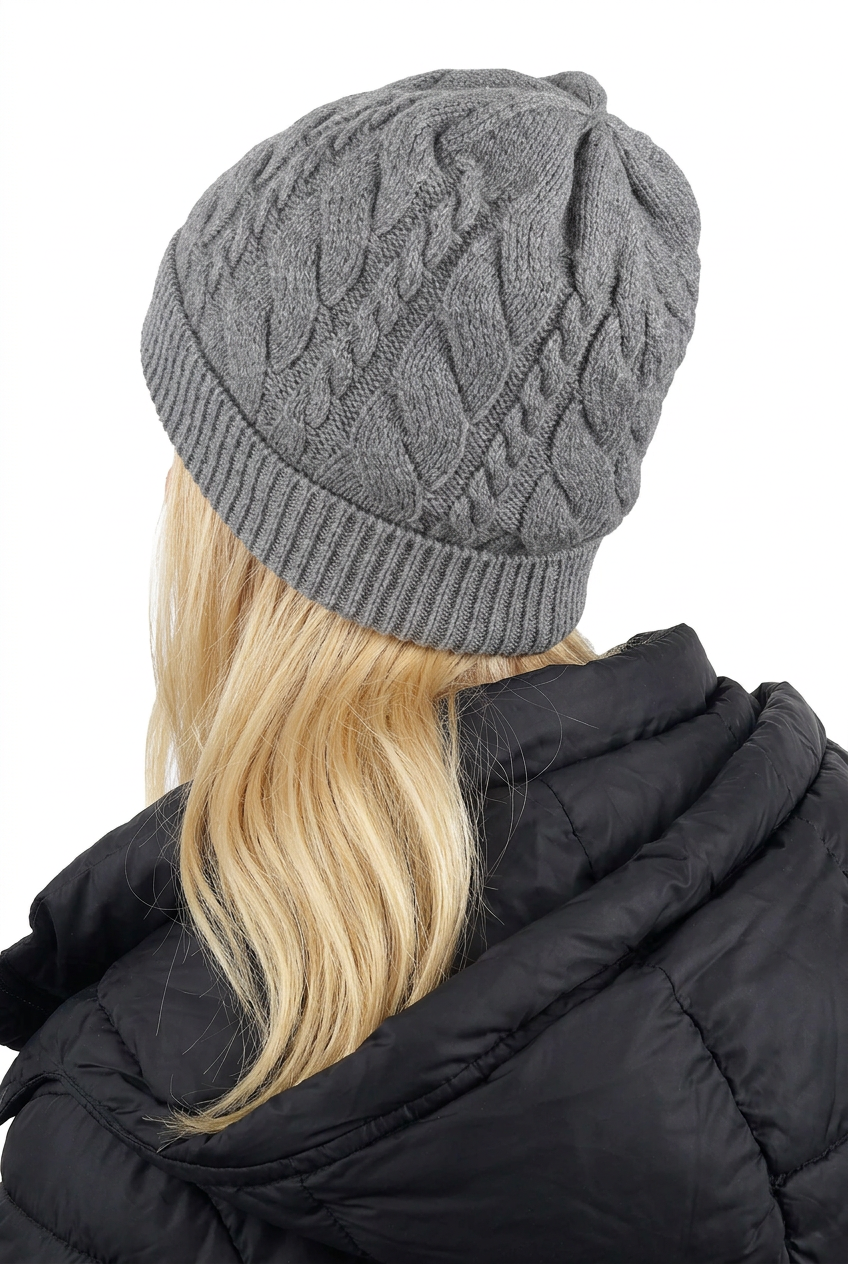 Pollux - Knitted cashmere beanie