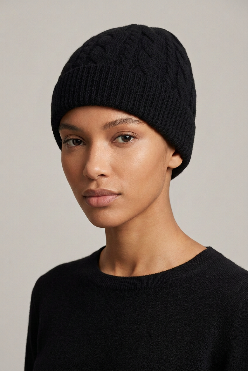 Pollux - Knitted cashmere beanie