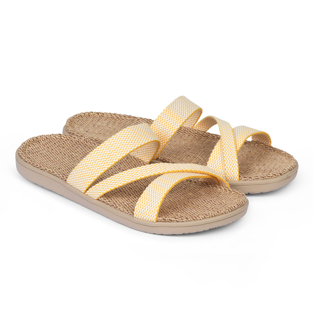 Lovelies Studio - Pongwe sandals - Material: Outsole: Durable Rubber Insole: Soft and shock absorbing rubber Footbed: 100% Natural Jute Extra fine weaving for best comfort Upper: Webbing of woven cotton. 100 % handmade