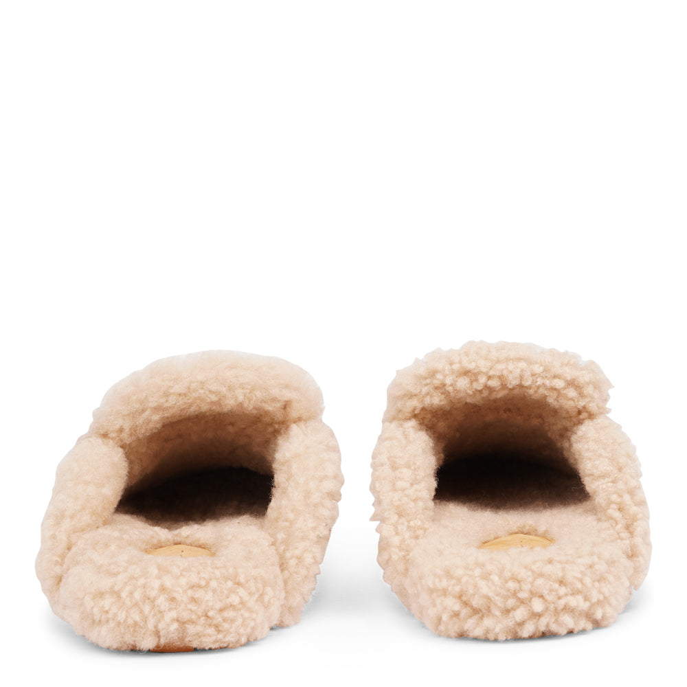 Rees - Curly Shearling Mules