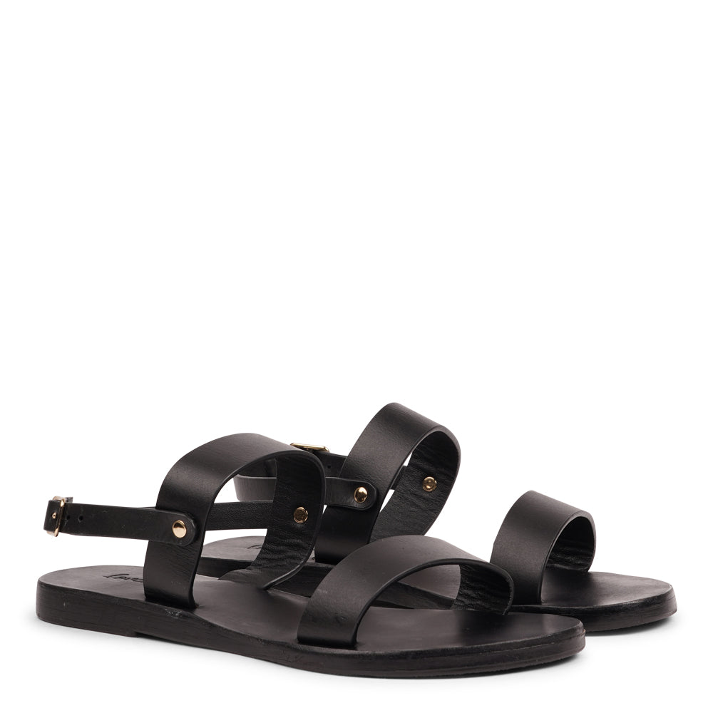 Samo is our finely handcrafted leather sandal, designed to combine graceful style with all-day comfort. Featuring a single adjustable buckle on the heel strap, it provides a secure, custom fit that moves effortlessly with you.
Made from vegetable-tanned buffalo leather, the soft yet durable straps promise long-lasting wear. The leather sole with a rubber grip delivers dependable stability, making Samo the perfect choice for everything from casual outings to more refined occasions.