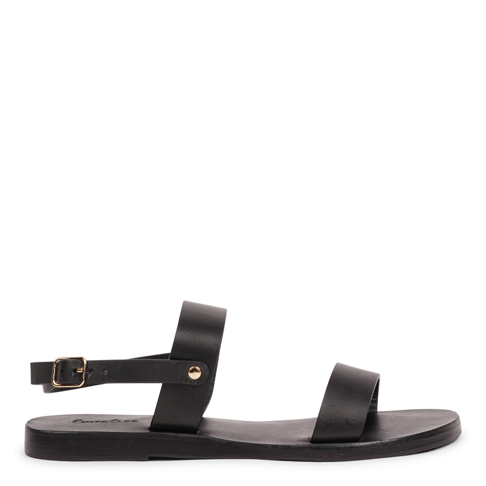 Samo is our finely handcrafted leather sandal, designed to combine graceful style with all-day comfort. Featuring a single adjustable buckle on the heel strap, it provides a secure, custom fit that moves effortlessly with you.
Made from vegetable-tanned buffalo leather, the soft yet durable straps promise long-lasting wear. The leather sole with a rubber grip delivers dependable stability, making Samo the perfect choice for everything from casual outings to more refined occasions.