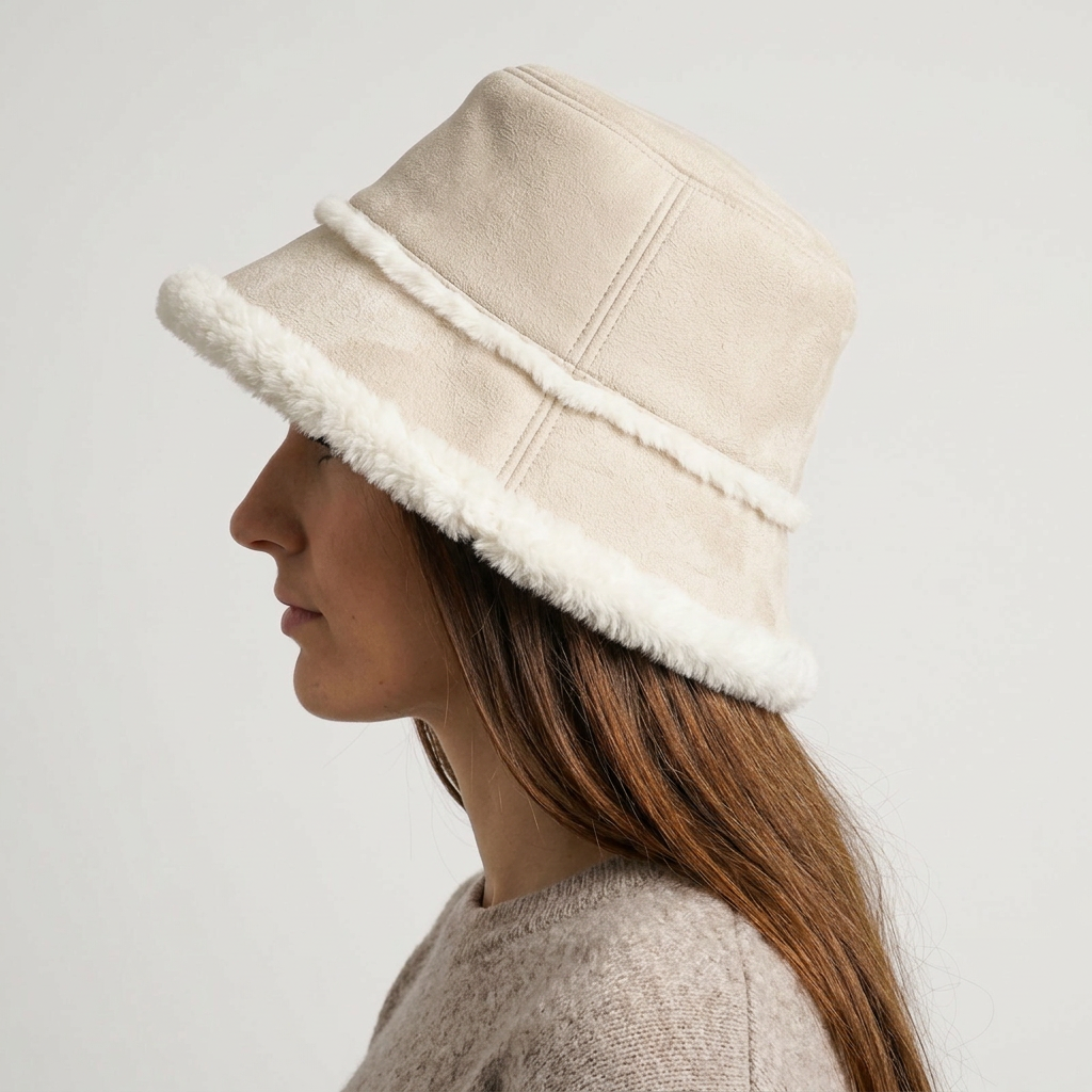 Semeru - Bonnet en peau lainée