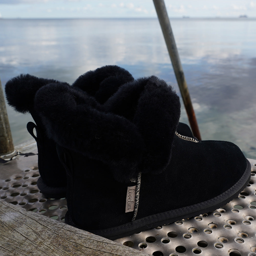 Sula Shearling high slippers