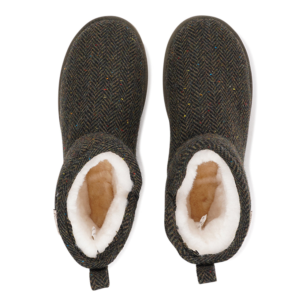 Sande – Hohe Hausschuhe aus Lammfell