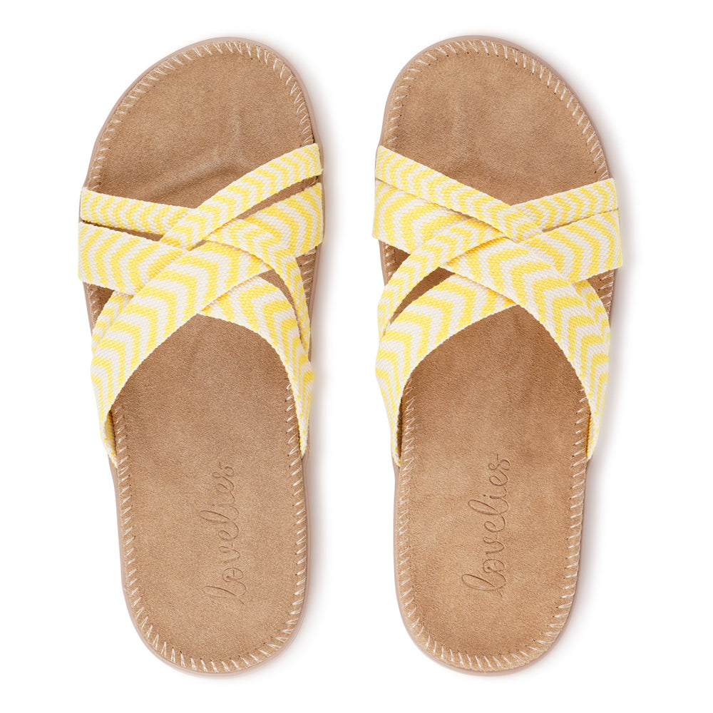 Lovelies - The flexible rubber sole ensures long-lasting comfort, while the 100% suede footbed offers a soft, breathable step with a touch of luxury. Finished with woven cotton straps, the Thalia provides a secure fit and effortlessly blends texture with feminine charm.
From beach strolls to city getaways, the Thalia is your go-to for relaxed summer style.