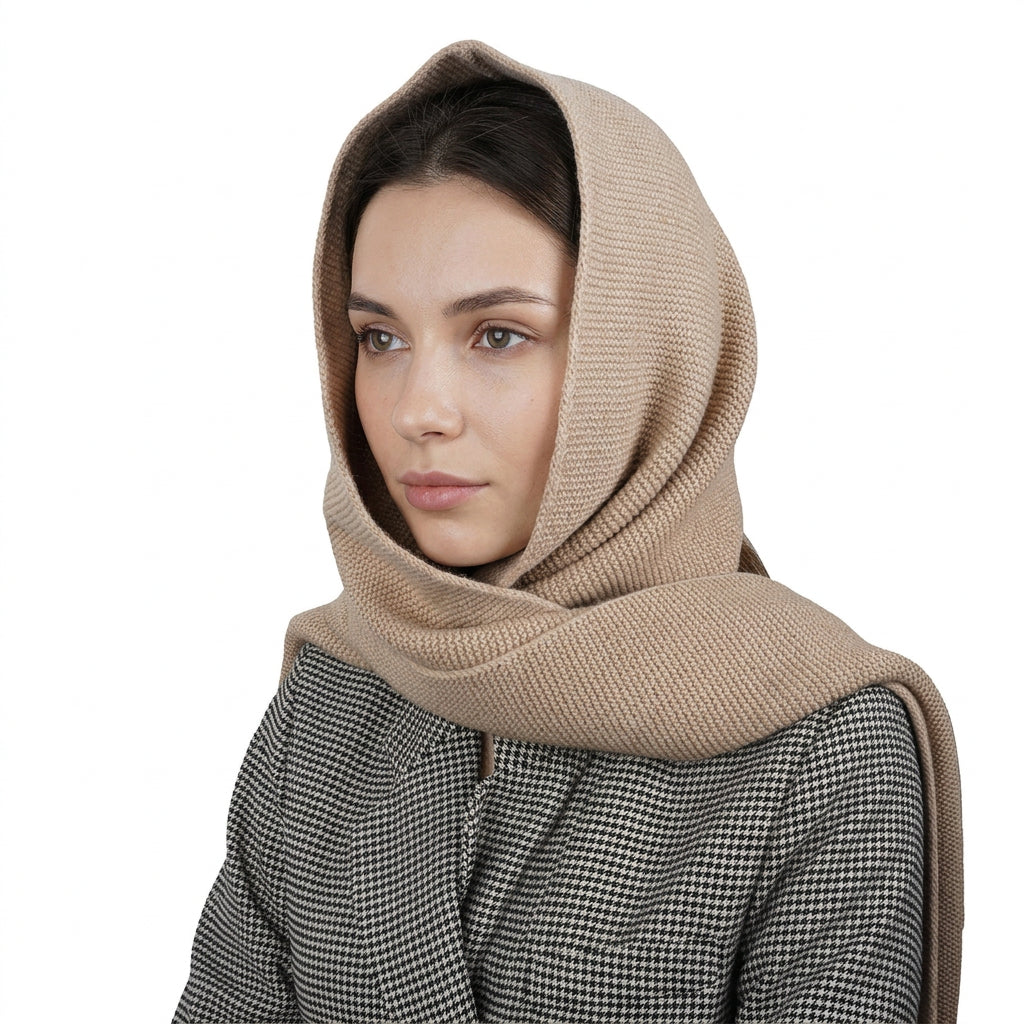 Lovelies - A knitted scarf that transcends the ordinary, seamlessly blending functionality with opulence. Crafted from a harmonious blend of 70% fine wool and 30% cashmere, Titlis stands as a testament to the exquisite fusion of warmth and luxury. Titlis Wide envelops you in sumptuous softness, offering an unparalleled tactile experience that goes beyond mere utility. The fine wool and cashmere combination creates a scarf of exceptional quality, ensuring both warmth and sophistication.