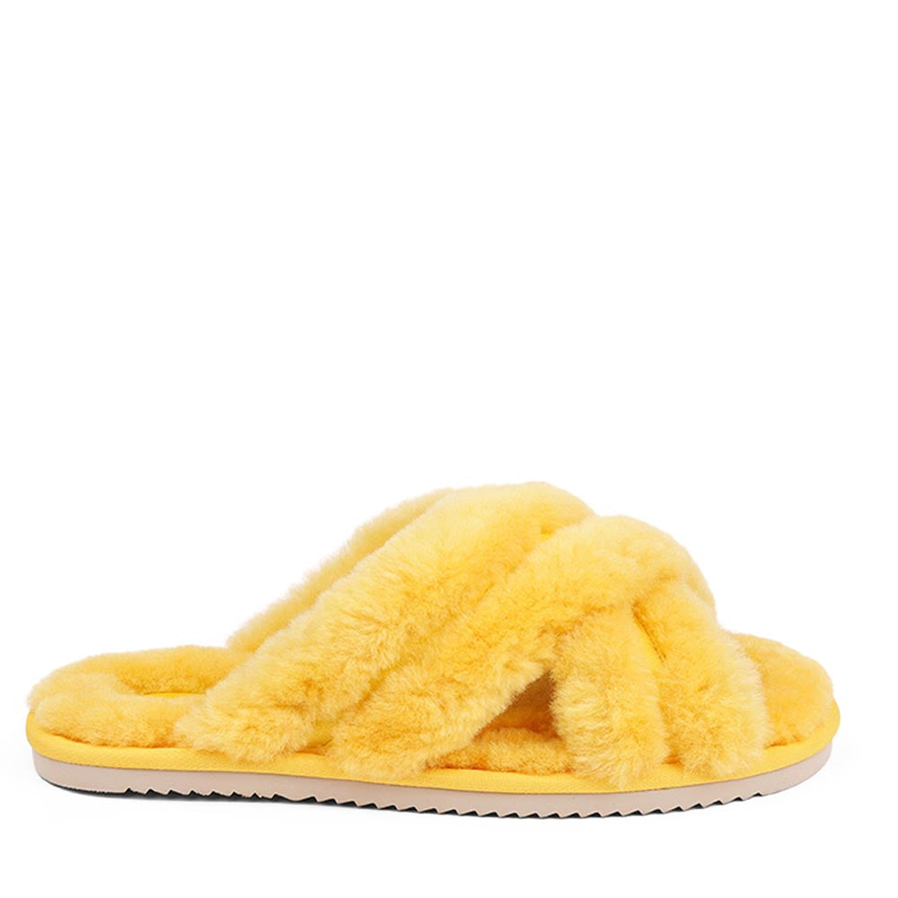 Lovelies - VIK Slippers. Lovelies shearling slippers are the essence of comfortability. When you’re in the need of surrounding your feet in soft and warm slippers, Lovelies shearling slippers are the answer. With soft and durable soles, warm shearling and a gorgeous design, you’ll never want to wear any other home-shoe to make you feel at ease.