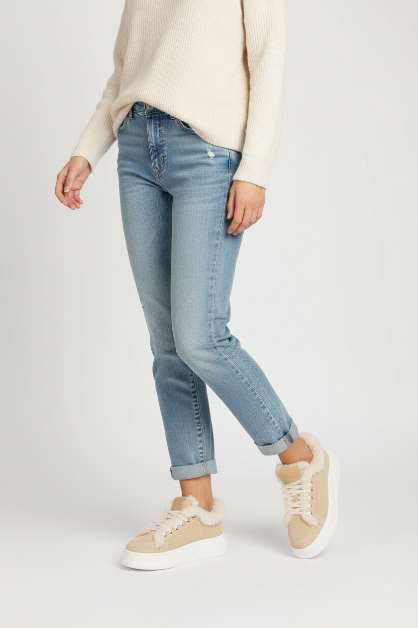 Zanja - Low shearling sneaker