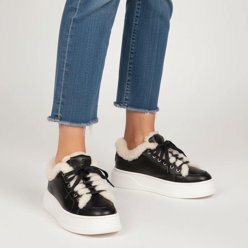 Zanja - Low shearling sneaker