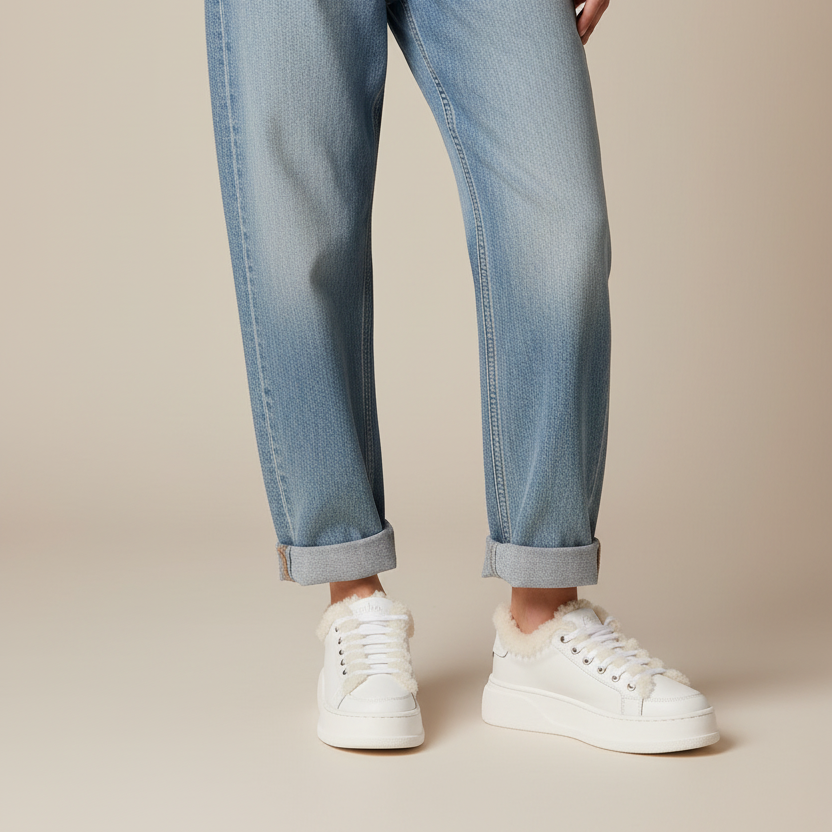 Zanja - Low shearling sneaker