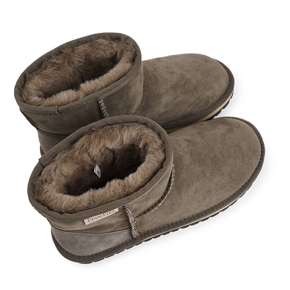 Lovelies Studio - Mid-high Shearling boots  Lovelies shearling boots bring softness and warmth to your feet this autumn. With soft and durable rubber soles plus a gorgeous design you're perfectly suited for the wintertime.  Danish Design LWG Environmental GOLD RATED Certification