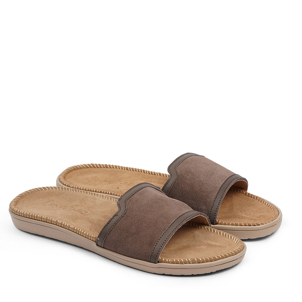 Lovelies Studio -  Bellevue cross suede sandal with the most comfortable rubber sole which is covered in exclusive suede. The sandal has a wonderful feminine look and will match your summer dresses and light blue jeans perfectly. Enjoy your lovelies !