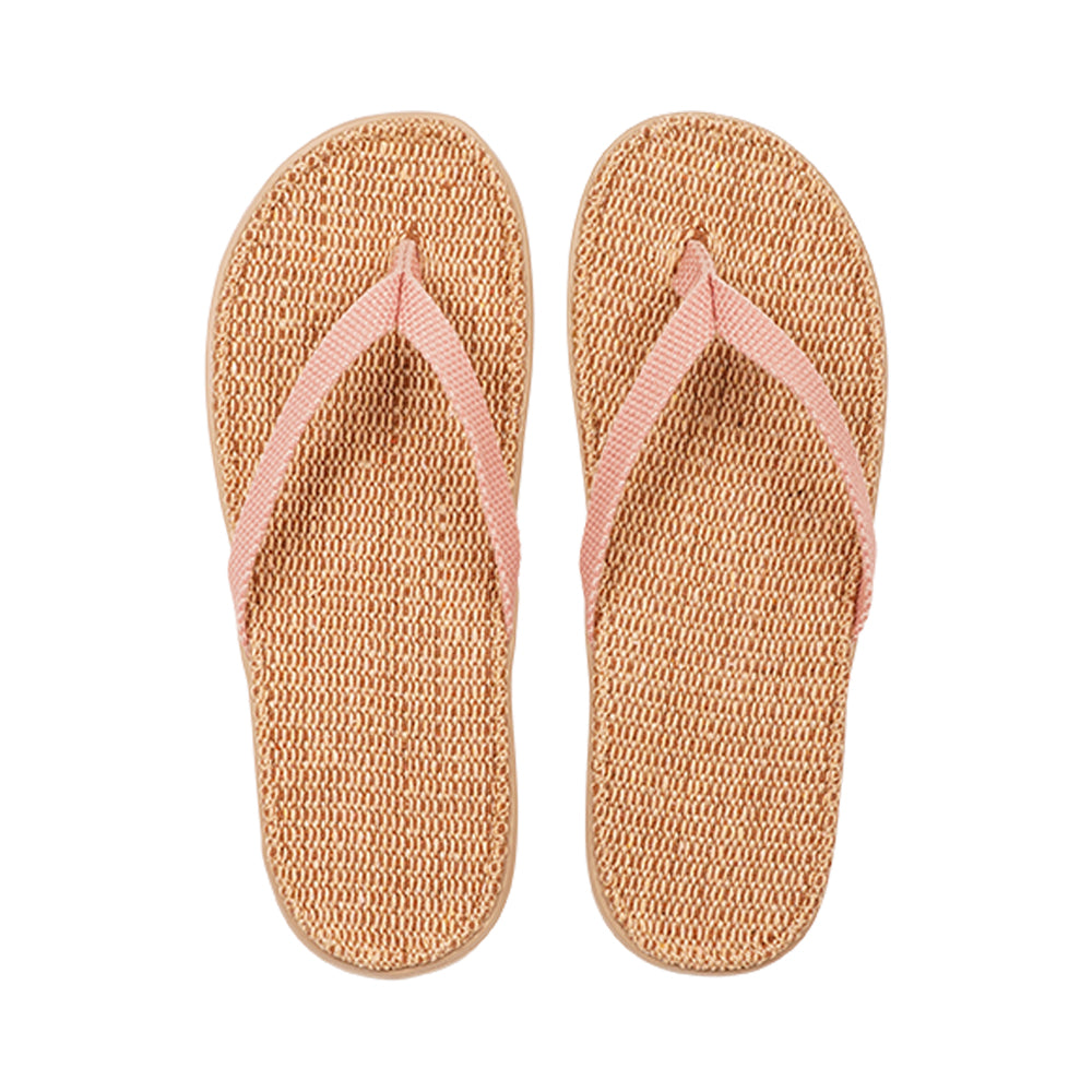 Lovelies Bonete Jute flip flops. The rubber sole is light, soft and very comfortable. The best summer flip flops and in many colors.
