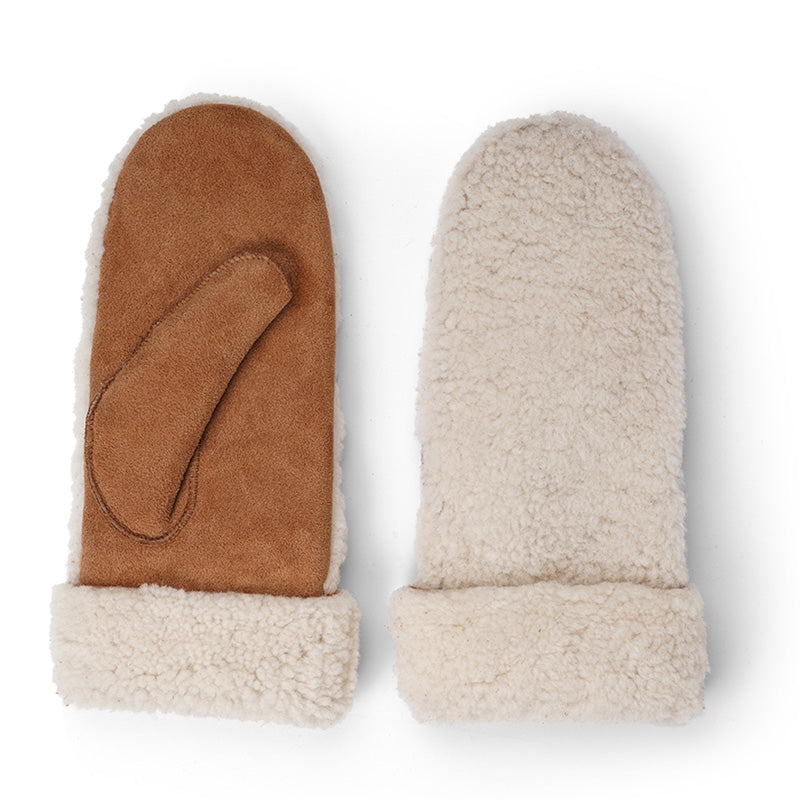Lovelies Studio - The cozy Colon mittens are made of 100% Australian double faced shearling. The palm is soft sheep skin and the beautiful upper, cuff and the lining is curly sheep fur. The thumb is made with only one side sawing for the best comfort and style. Our Colon mittens are extra long which means that you can fold and wear them in 4 different ways.