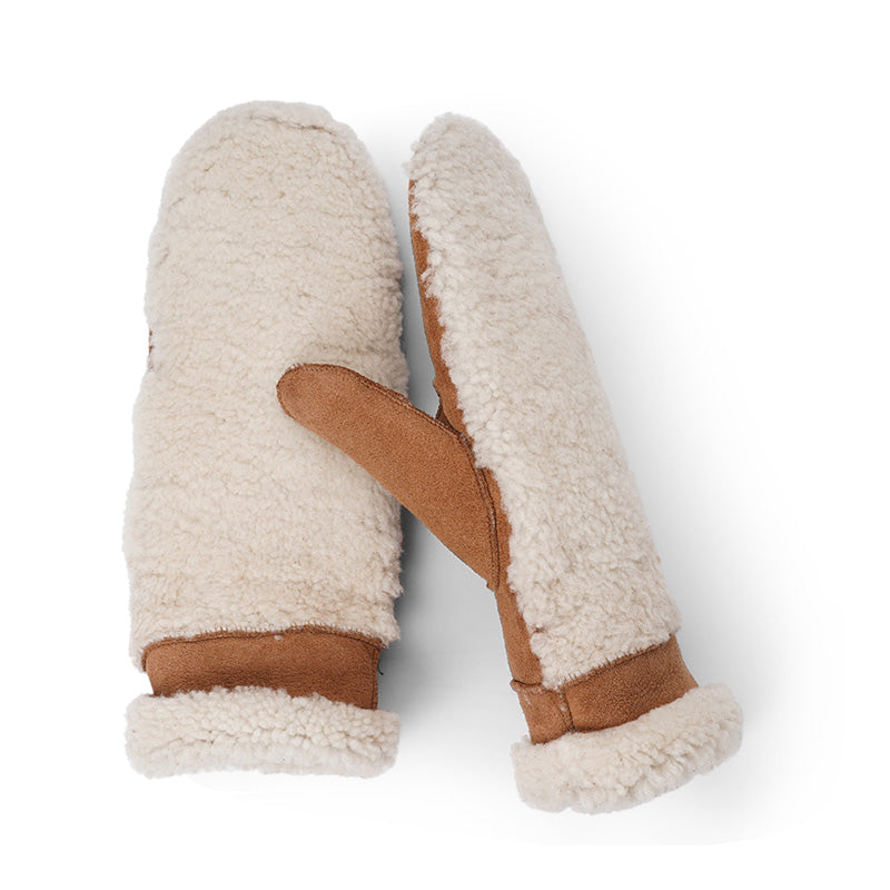 Lovelies Studio - The cozy Colon mittens are made of 100% Australian double faced shearling. The palm is soft sheep skin and the beautiful upper, cuff and the lining is curly sheep fur. The thumb is made with only one side sawing for the best comfort and style. Our Colon mittens are extra long which means that you can fold and wear them in 4 different ways.