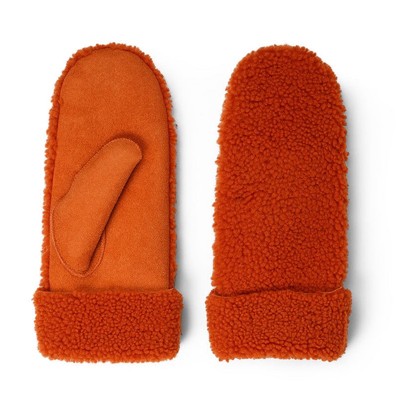 Lovelies Studio - The cozy Colon mittens are made of 100% Australian double faced shearling.  The palm is soft sheep skin and the beautiful upper, cuff and the lining is curly sheep fur. The thumb is made with only one side sawing for the best comfort and style. Our Colon mittens are extra long which means that you can fold and wear them in 4 different ways.