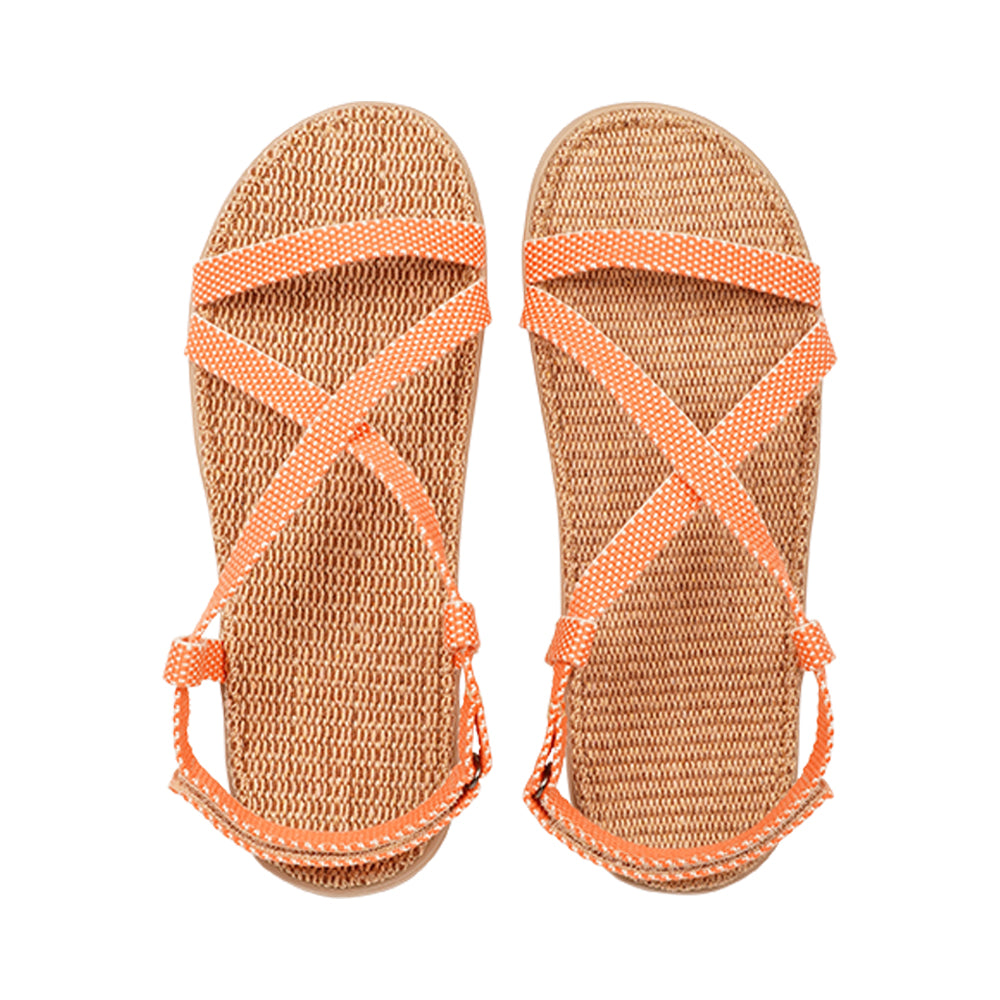 Lovelies Dei Due Mari Sandals, Soft rubber sole with cotton straps.