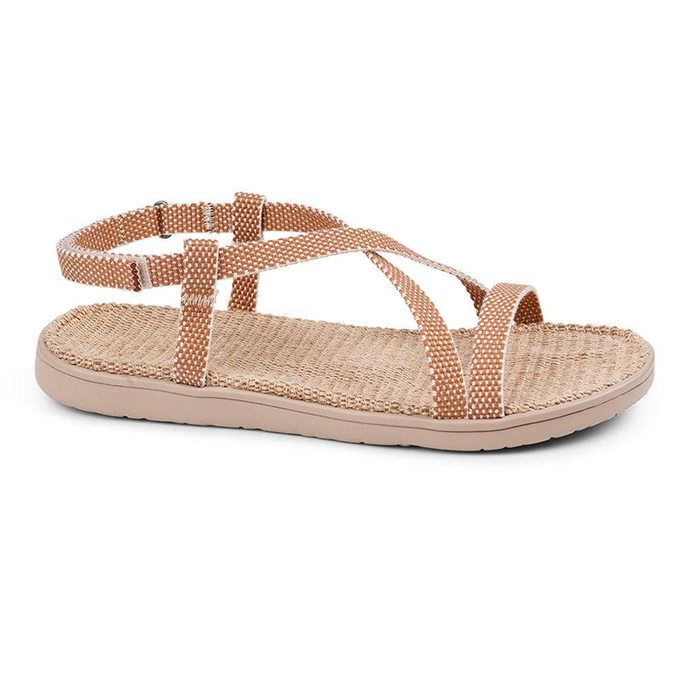 Lovelies Dei Due Mari Sandals, Soft rubber sole with cotton straps.