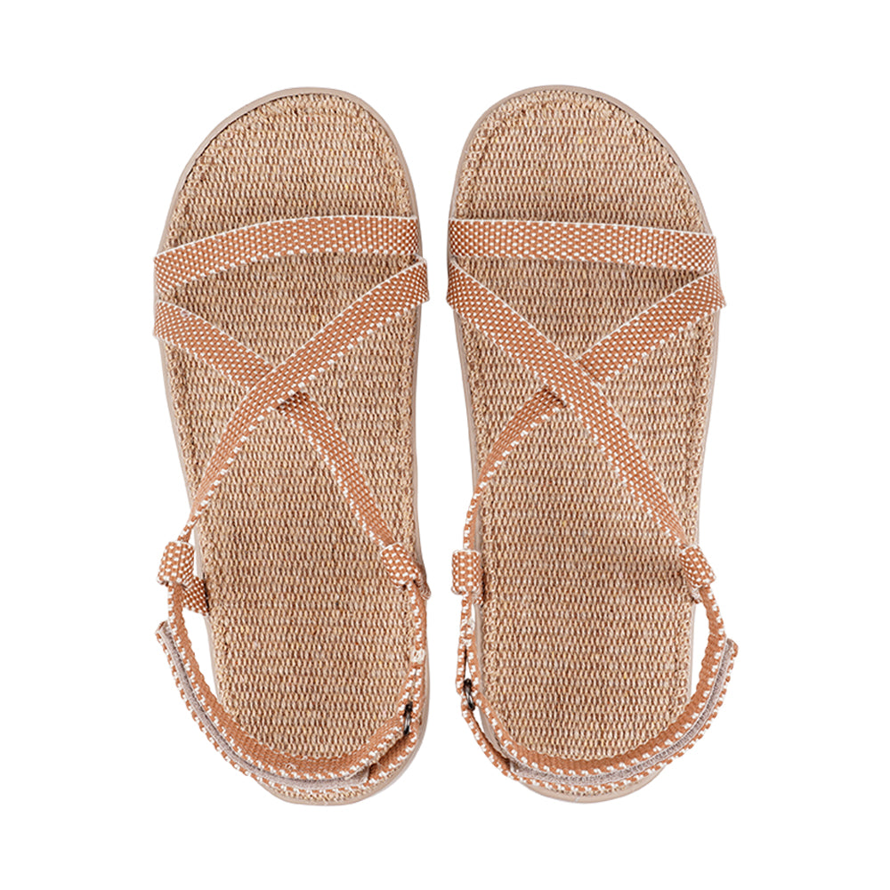 Lovelies Dei Due Mari Sandals, Soft rubber sole with cotton straps.