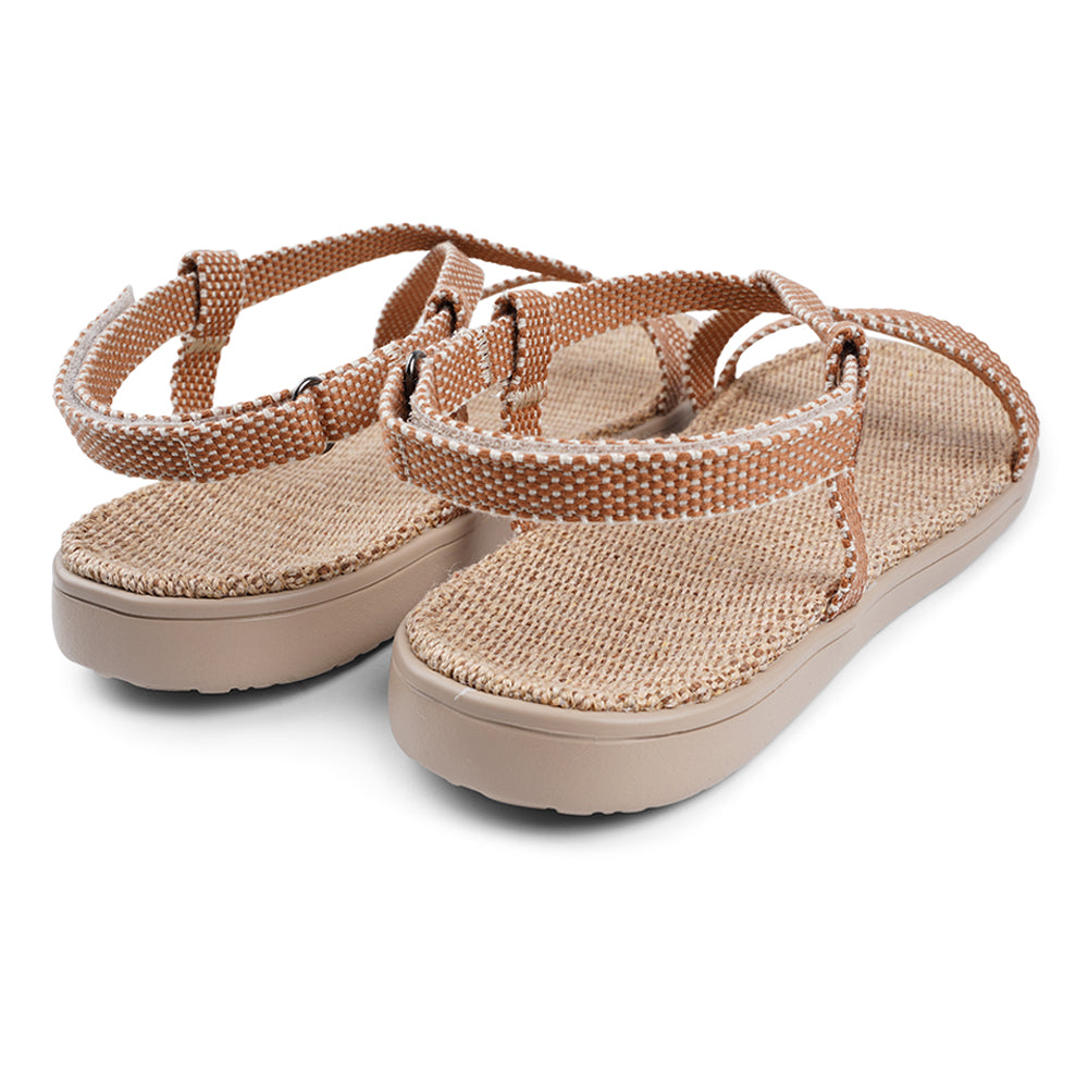 Lovelies Dei Due Mari Sandals, Soft rubber sole with cotton straps.