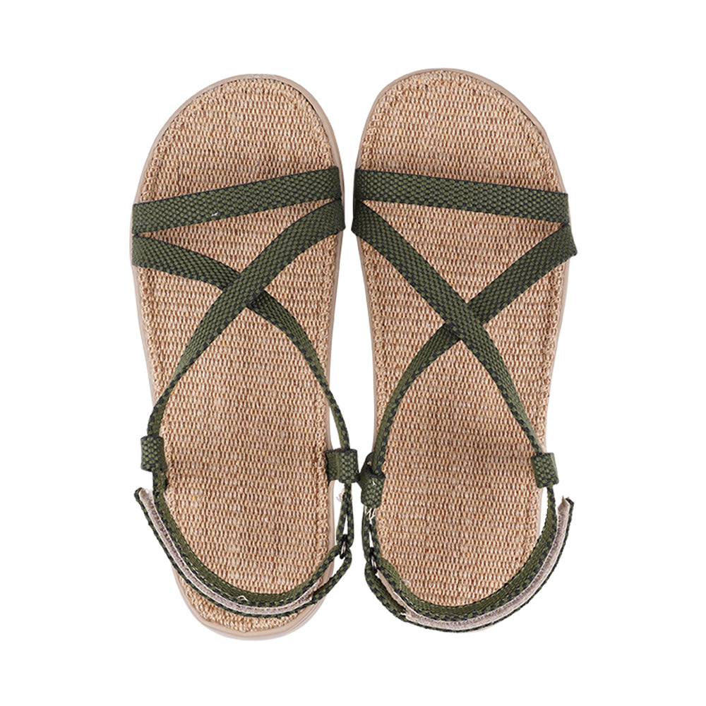 Lovelies Dei Due Mari Sandals, Soft rubber sole with cotton straps.