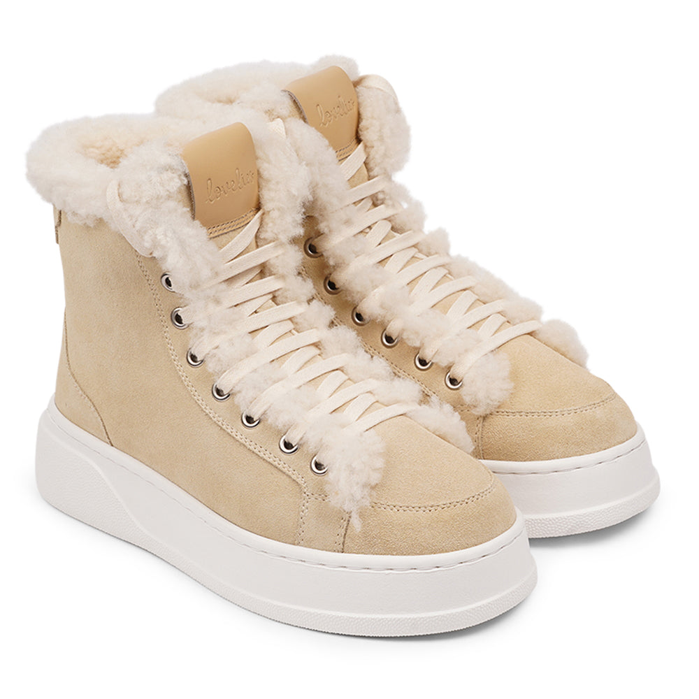 Fajardo - High top shearling sneaker