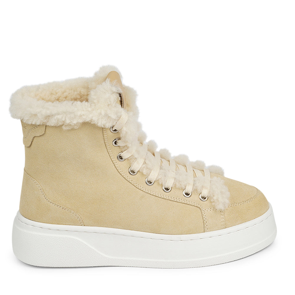 Fajardo - High top shearling sneaker