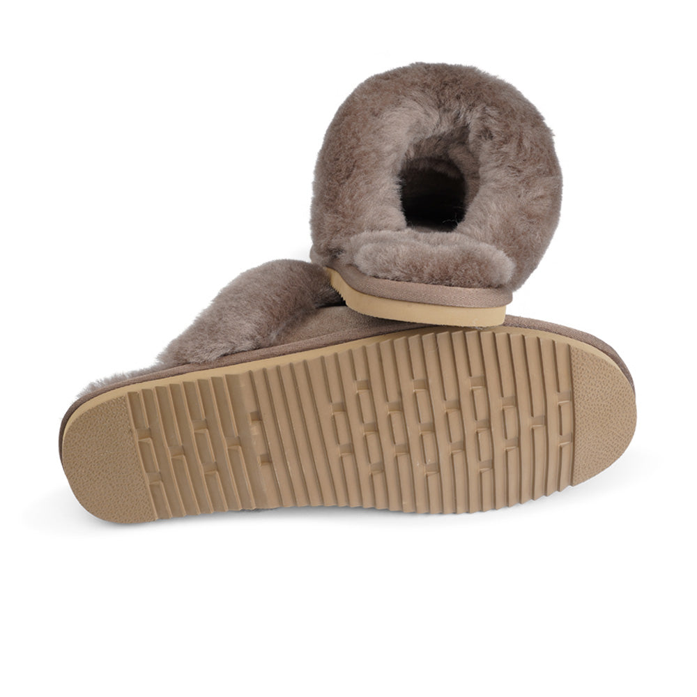 Lovelies shearling slippers are the essence of comfortability. When you’re in the need of surrounding your feet in soft and warm slippers, Lovelies shearling slippers are the answer. With soft and durable soles, warm shearling and a gorgeous design, you’ll never want to wear any other home-shoe to make you feel at ease.