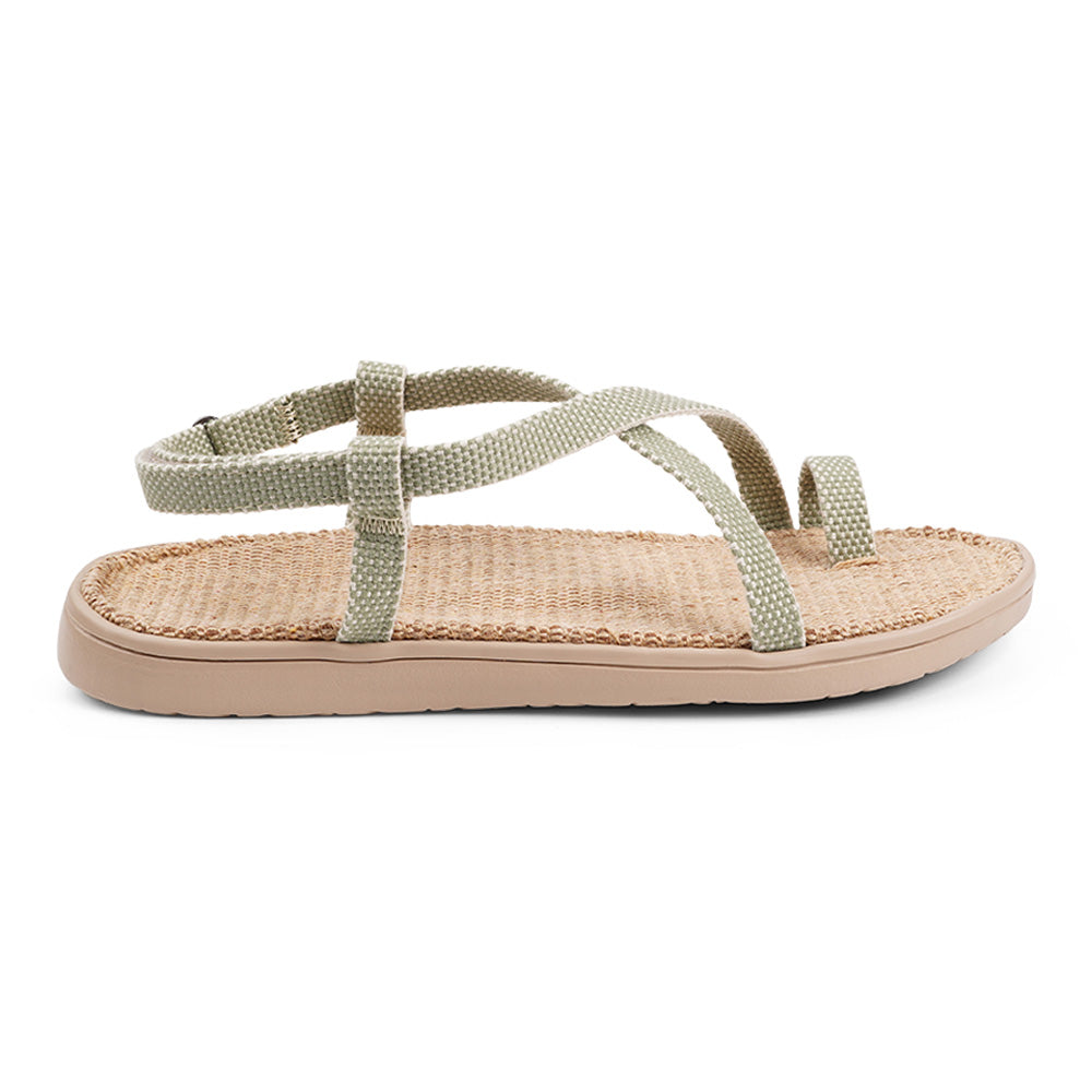 The Isola style has a velcro lock heel strap and a simple loop for the toe, so beautiful and elegant. With its delicate and soft fabrics, you feel at ease and elegant at the same time. The easy to-go sandals with their striking summer colours are a perfect fit to your feminine summer dresses and your light blue summer jeans. Enjoy your Lovelies! Material: Outsole / Insole : Rubber Footbed: 100% Natural Jute Upper: Cotton Webbing Heel Heights 2 cm Handmade with passion