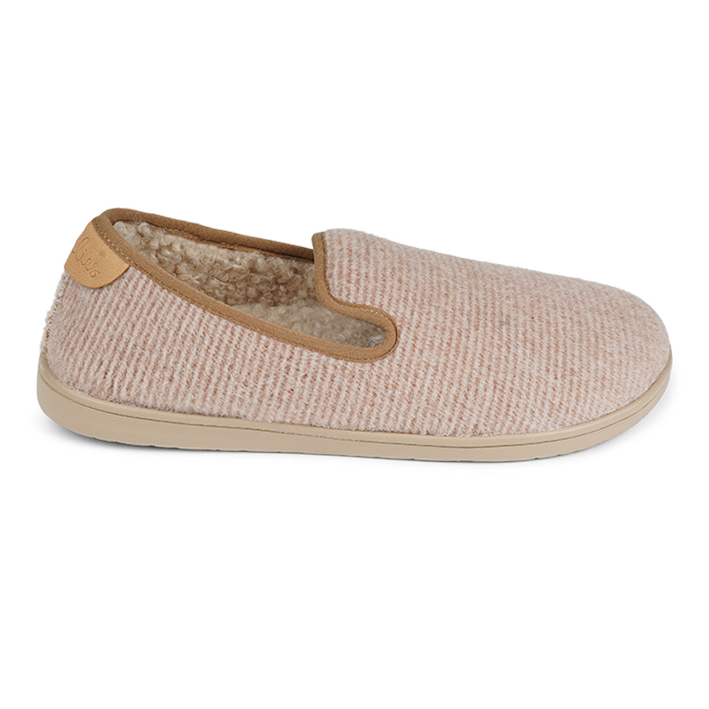 LL8524 Lovelies Candi lounge slippers striped almond fur