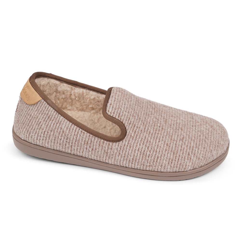 Soft and cosy lounge slippers Lovelies lounge slippers are the essence of comfortability. When you’re in the need of surrounding your feet in soft and warm slippers, Lovelies lounge slippers are the answer. With soft and durable soles, fine wool and a gorgeous design, you’ll never want to wear any other home-shoe to make you feel at ease. Enjoy your Lovelies! See our Size Guide Material: Outsole / Insole : Rubber Footbed: Curly faux fur Lining: Curly faux fur Upper: 80% Wool – 20% polyester