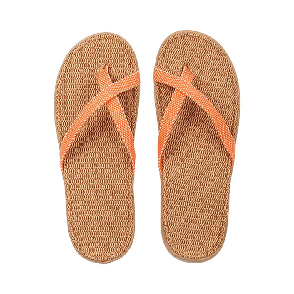 Lovelies Majali Jute flip flops. The rubber sole is light, soft and very comfortable. The best summer flip flops and in many colors.