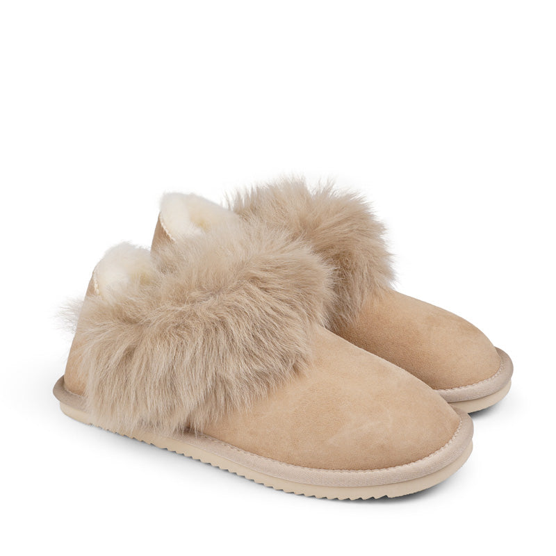 Molde - Shearling Slippers with heel cap