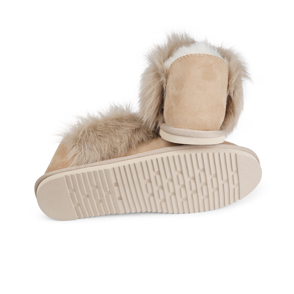 Molde - Shearling Slippers with heel cap