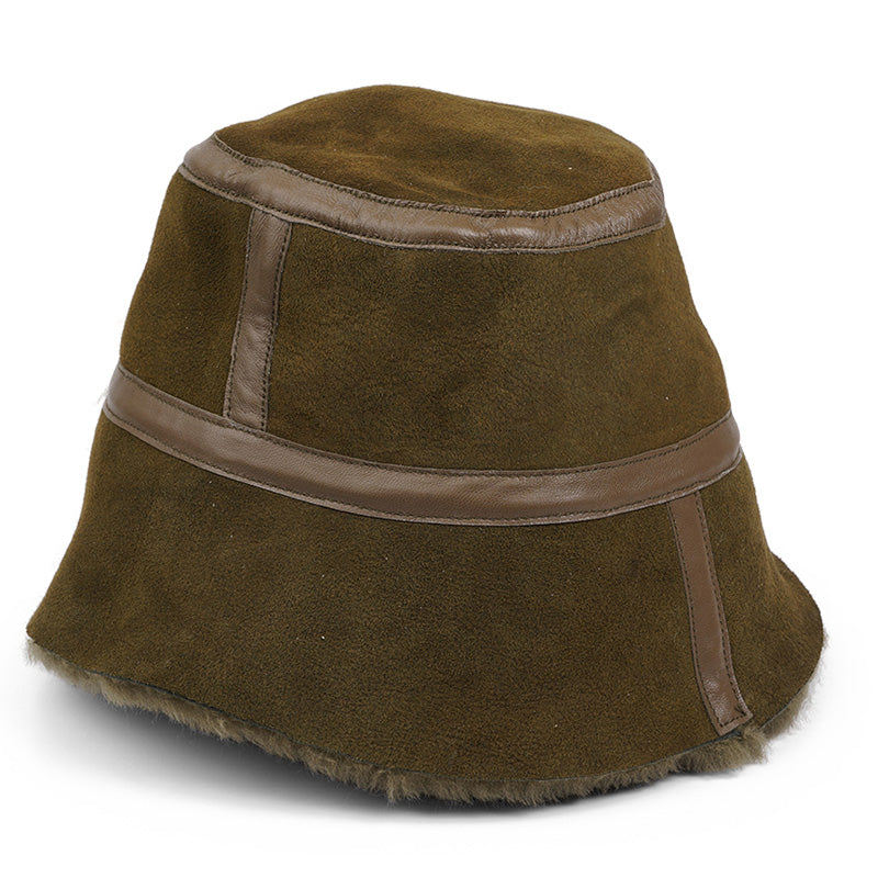 Lovelies Studio - Nanga Bucket hat in army. Would you like to stay warm and trendy this winter then the Nanga bucket hat could be a great add on to your wardrobe.