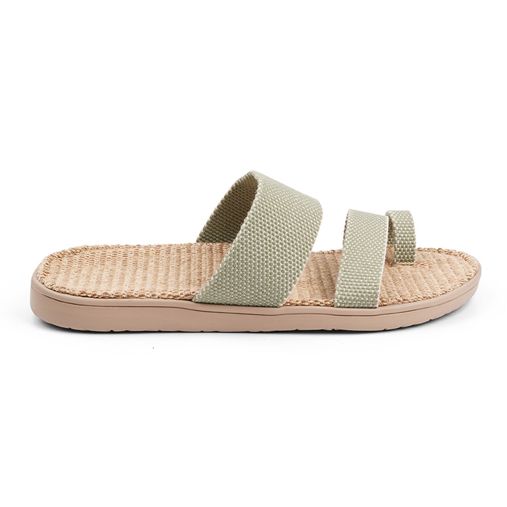 Pinamar, the 3 string sandal from Danish Lovelies Studio - Once you’ve tried Lovelies’ summer sandals you’ll never want to wear any other footwear. With its delicate and soft fabrics, you feel at ease and elegant at the same time. The easy to-go sandals with their striking summer colours are a perfect fit to your feminine summer dresses and your light blue summer jeans. We are proud members of 1% For the planet.