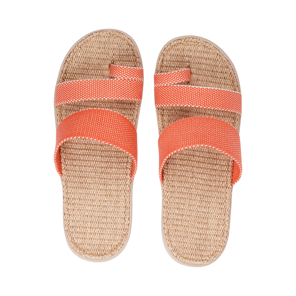 Pinamar, the 3 string sandal from Danish Lovelies Studio - Once you’ve tried Lovelies’ summer sandals you’ll never want to wear any other footwear. With its delicate and soft fabrics, you feel at ease and elegant at the same time. The easy to-go sandals with their striking summer colours are a perfect fit to your feminine summer dresses and your light blue summer jeans. We are proud members of 1% For the planet.