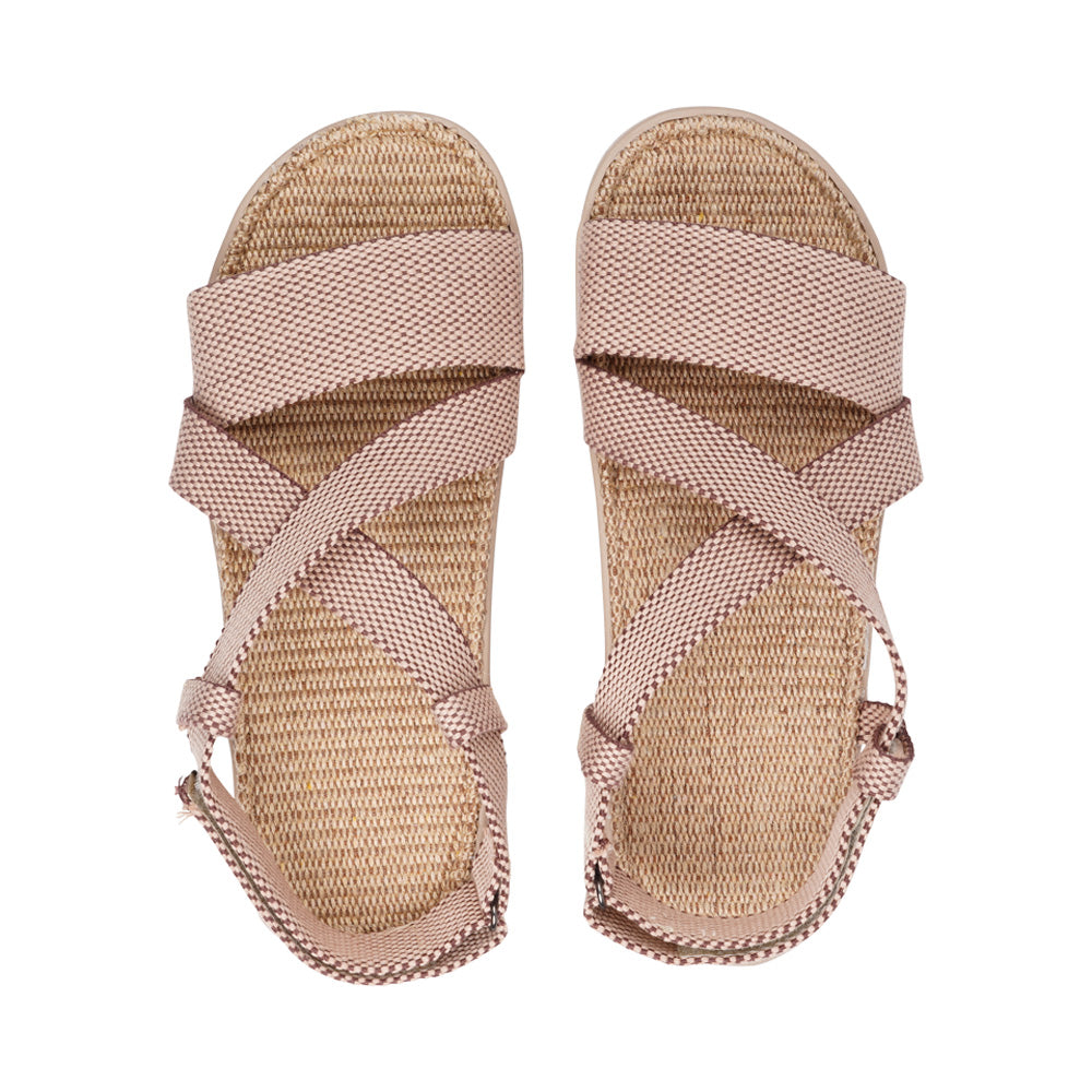 Tupim, with velcro heel strap and a soft natural jute sole. Really good fit, hold and comfort. Once you’ve tried Lovelies’ summer sandals you’ll never want to wear any other footwear. With its delicate and soft fabrics, you feel at ease and elegant at the same time. The easy to-go sandals with their striking summer colours are a perfect fit to your feminine summer dresses and your light blue summer jeans. We are proud members of 1% For the planet. Enjoy your Lovelies!