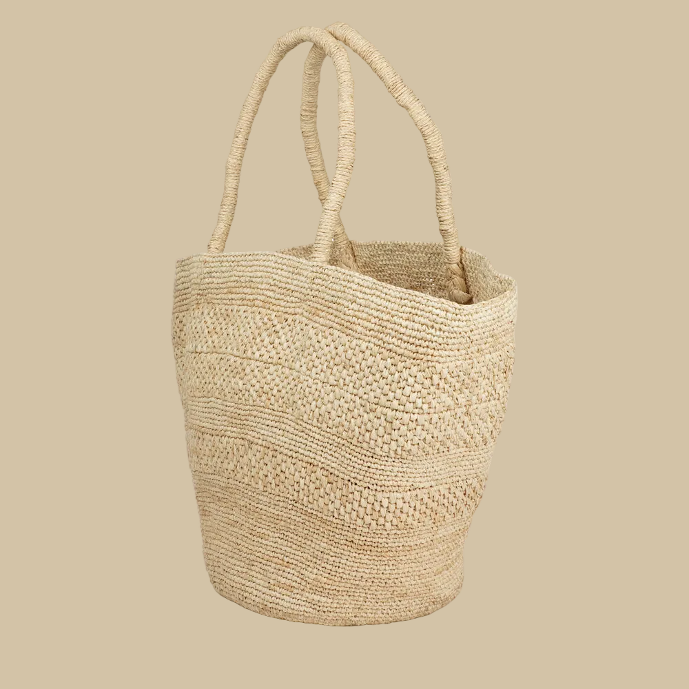 Anakao Medium - Crochet raffia bag