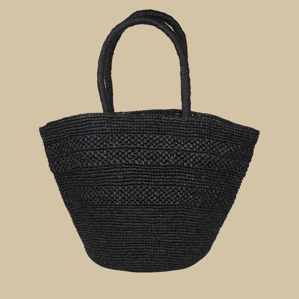 Anakao Medium - Crochet raffia bag