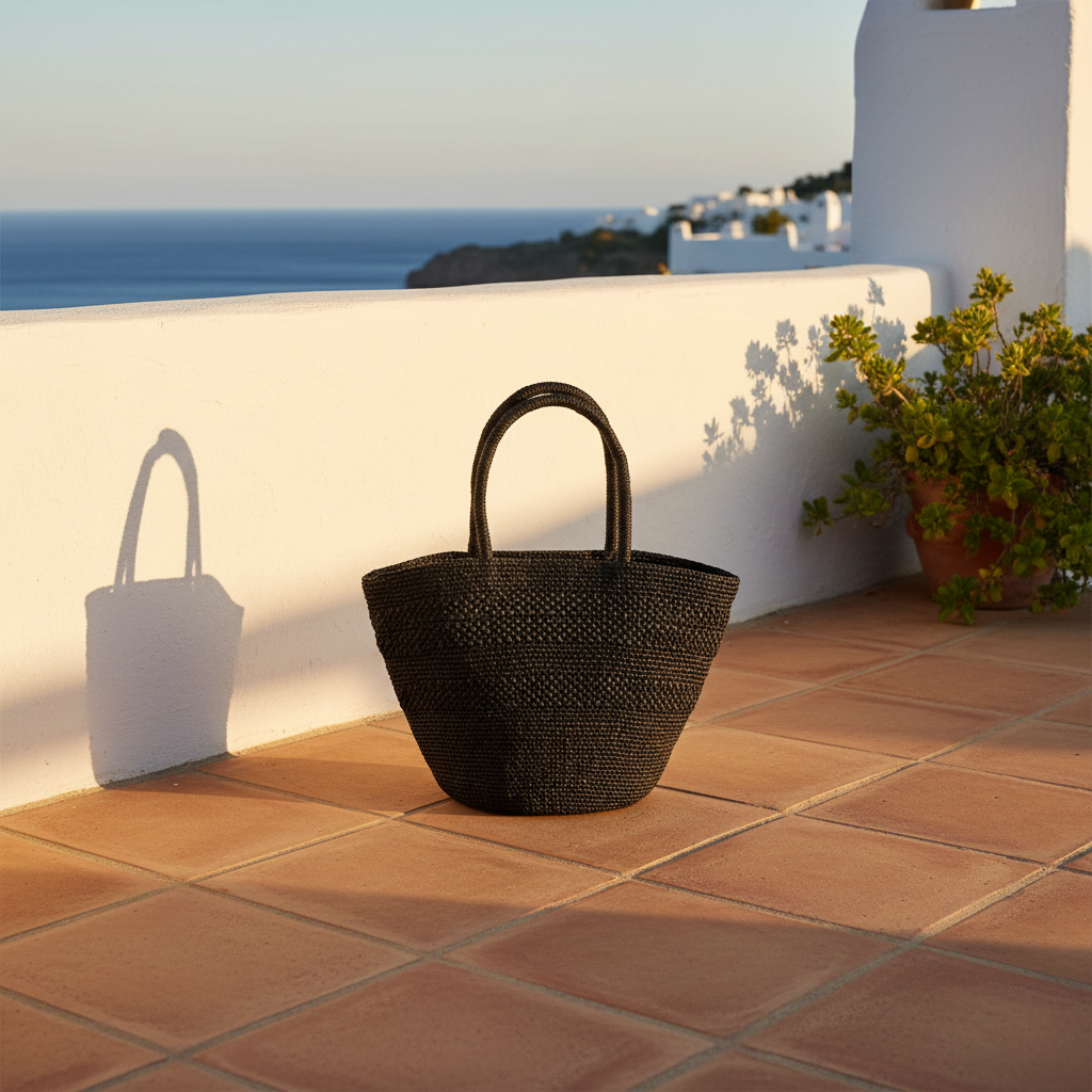 Anakao Medium - Crochet raffia bag