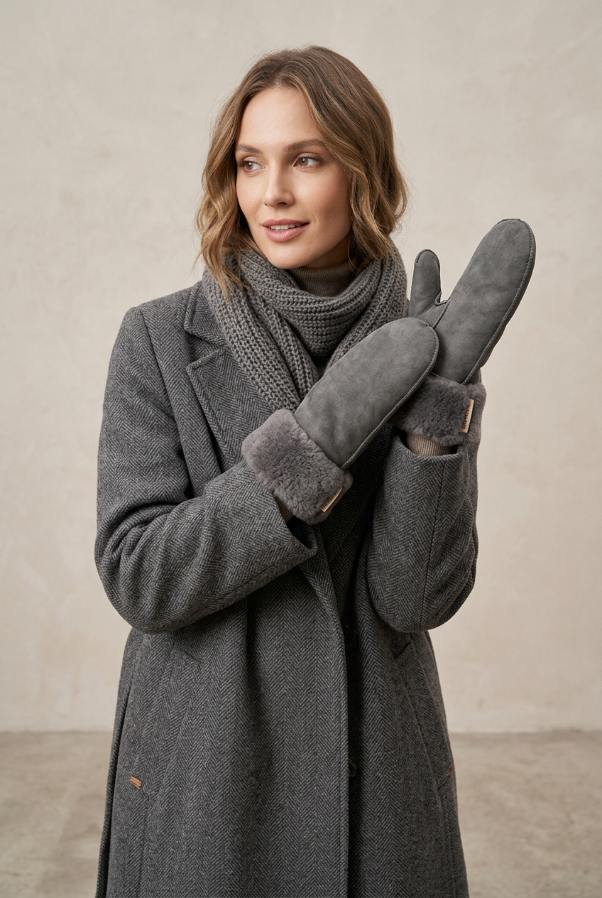Belukta - Shearling mittens