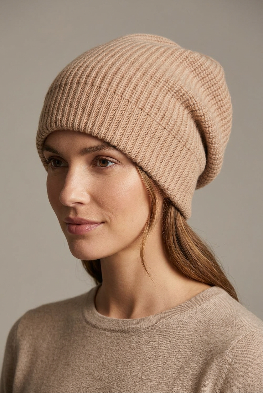 Bernin - Knitted cashmere beanie