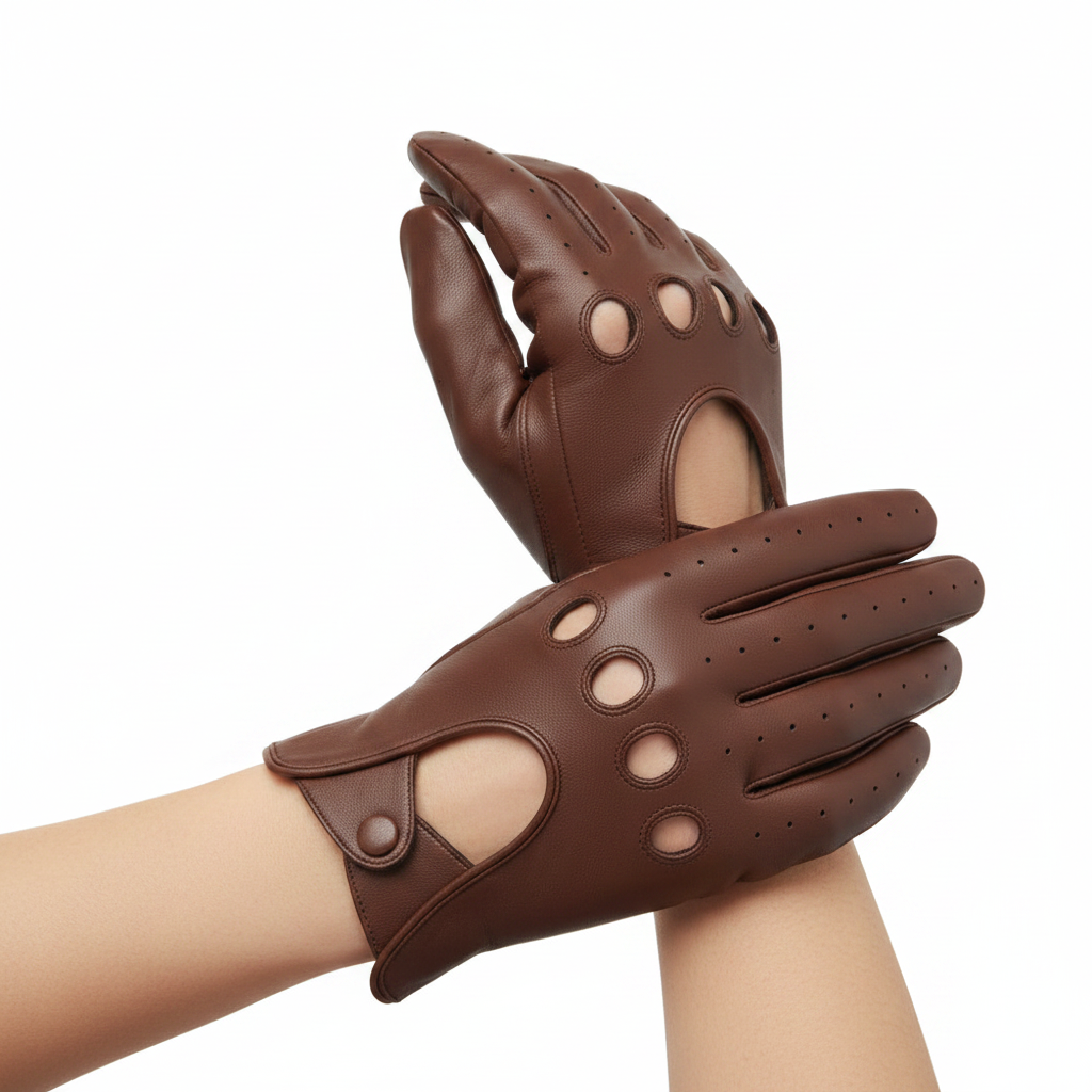 Borello – Sleek Leather Driving Gloves