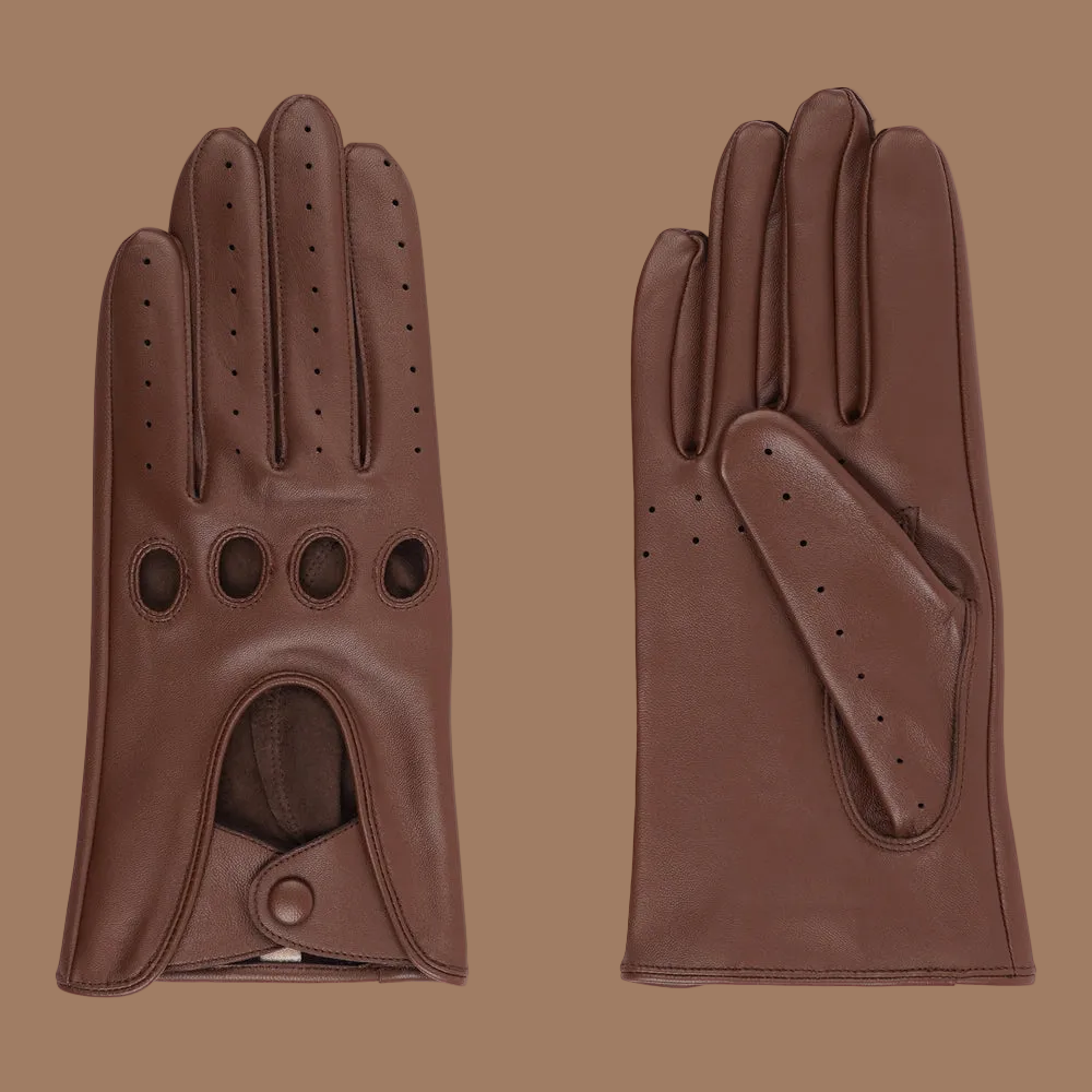 Borello – Sleek Leather Driving Gloves