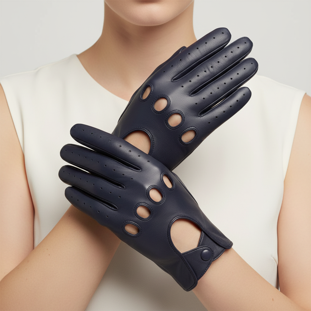 Borello – Sleek Leather Driving Gloves