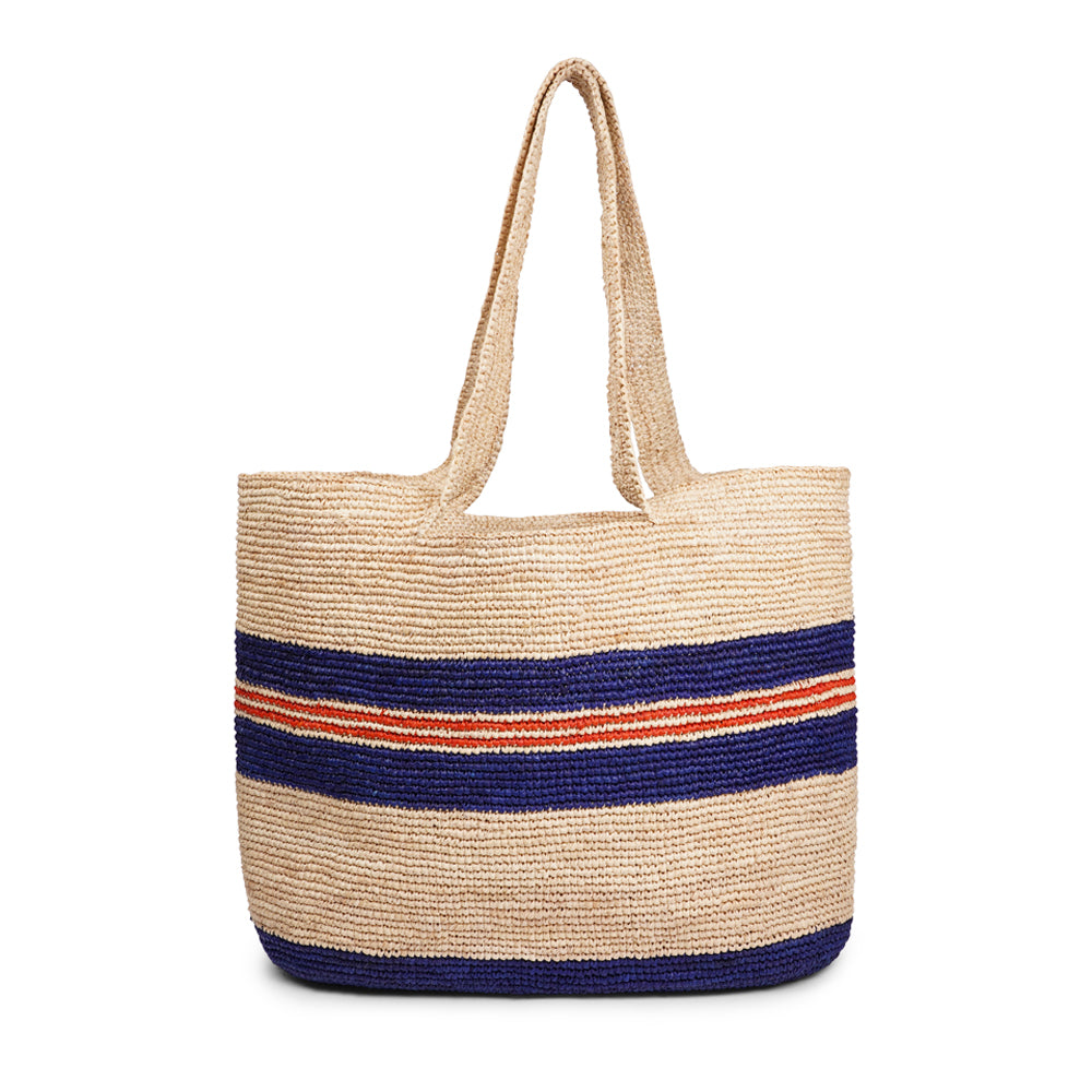 Lovelies - Cavallo, the charming Casual Shoulder tote bag fashioned from luxurious raffia sourced from Madagascar.
Tailored for your everyday adventures, this tote boasts a spacious main compartment to accommodate all your necessities while you're on the move.

Raffia, derived from the resilient leaves of the palm tree, is celebrated for its versatility and eco-conscious qualities, making it a sought-after material in the realm of fashion accessories.