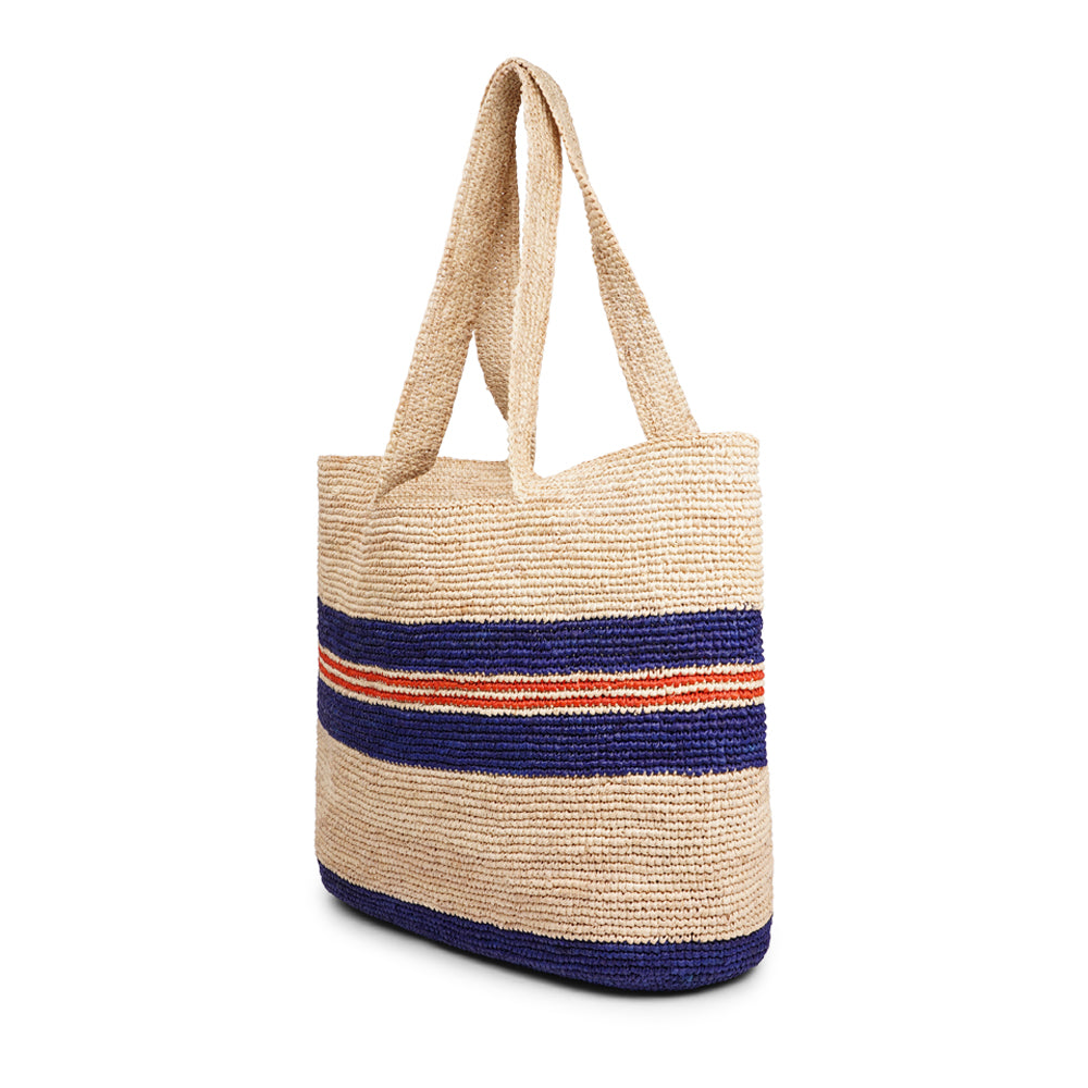 Lovelies - Cavallo, the charming Casual Shoulder tote bag fashioned from luxurious raffia sourced from Madagascar.
Tailored for your everyday adventures, this tote boasts a spacious main compartment to accommodate all your necessities while you're on the move.

Raffia, derived from the resilient leaves of the palm tree, is celebrated for its versatility and eco-conscious qualities, making it a sought-after material in the realm of fashion accessories.