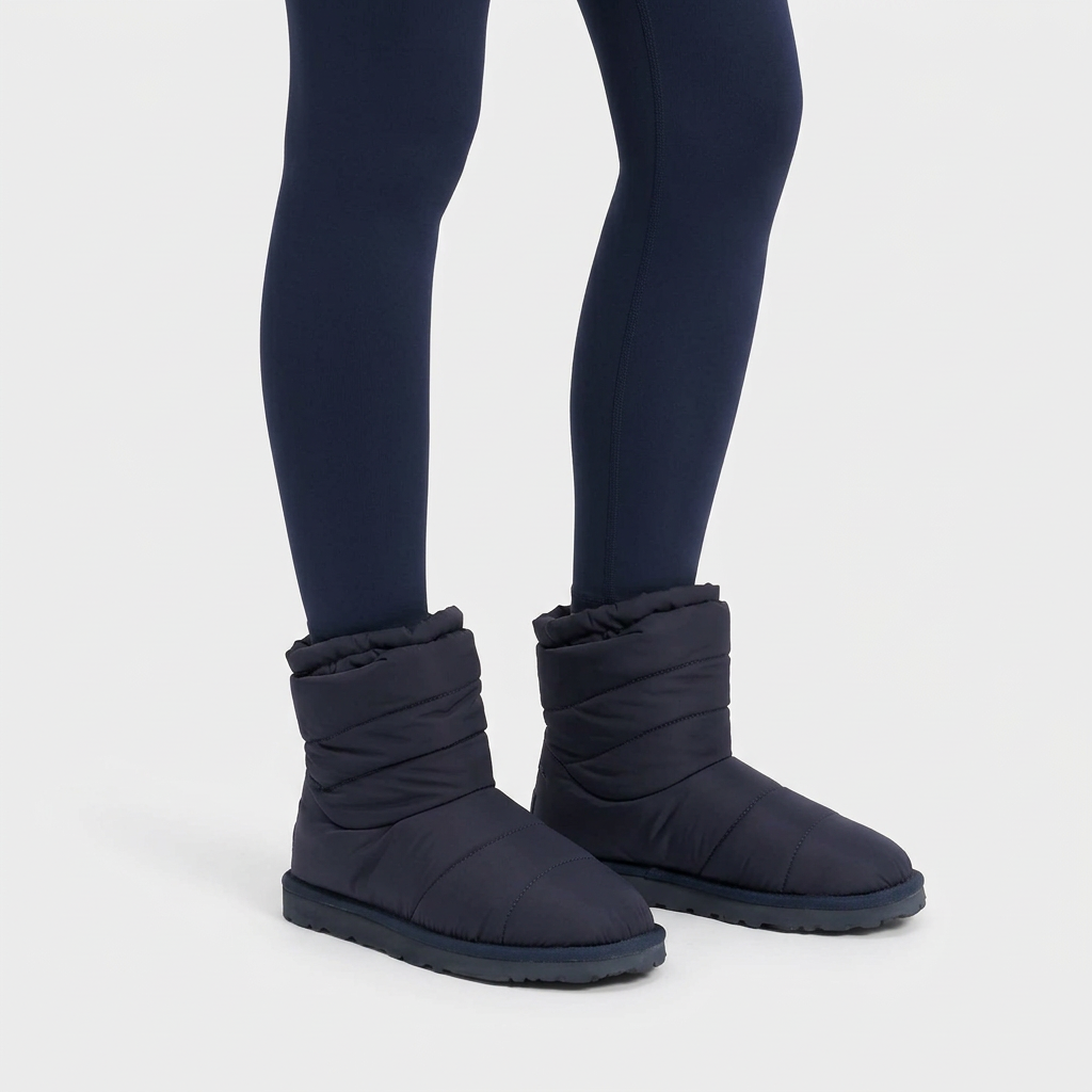 Ceto - Nylon Boots with Shearling Lining